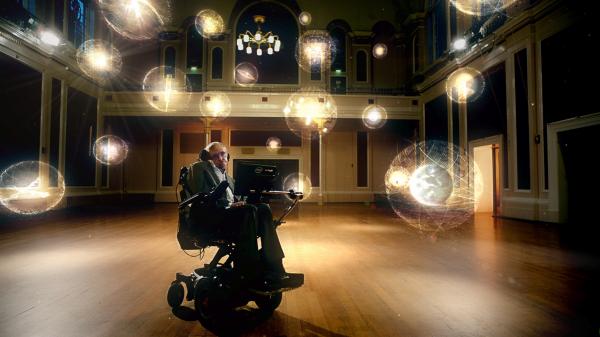 Genius by Steven Hawking show poster image.  image